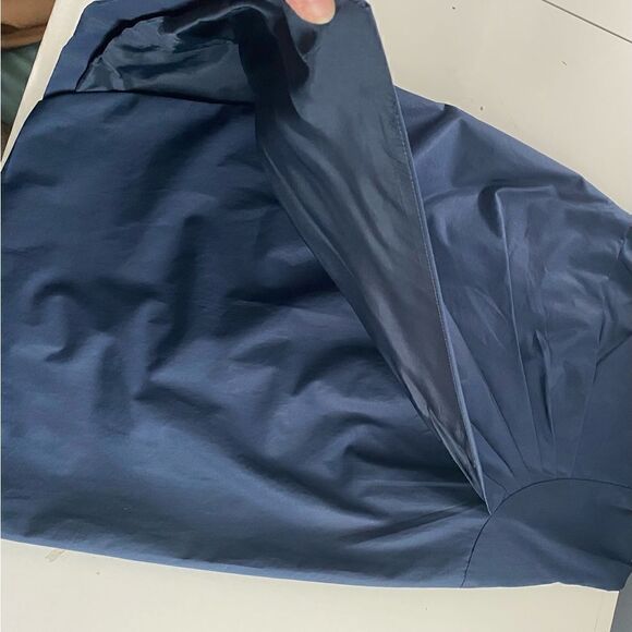 J. Crew Navy V -Neck Wrap Mini Dress Size 2 business casual excellent condition - Picture 11 of 11